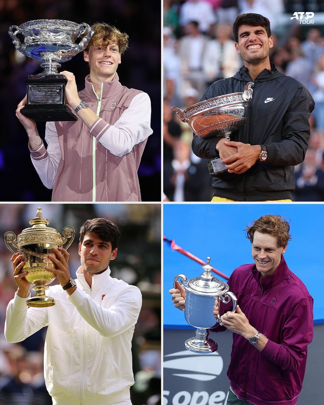 蒙特卡洛大师赛力克澳网，辛纳扛起全队