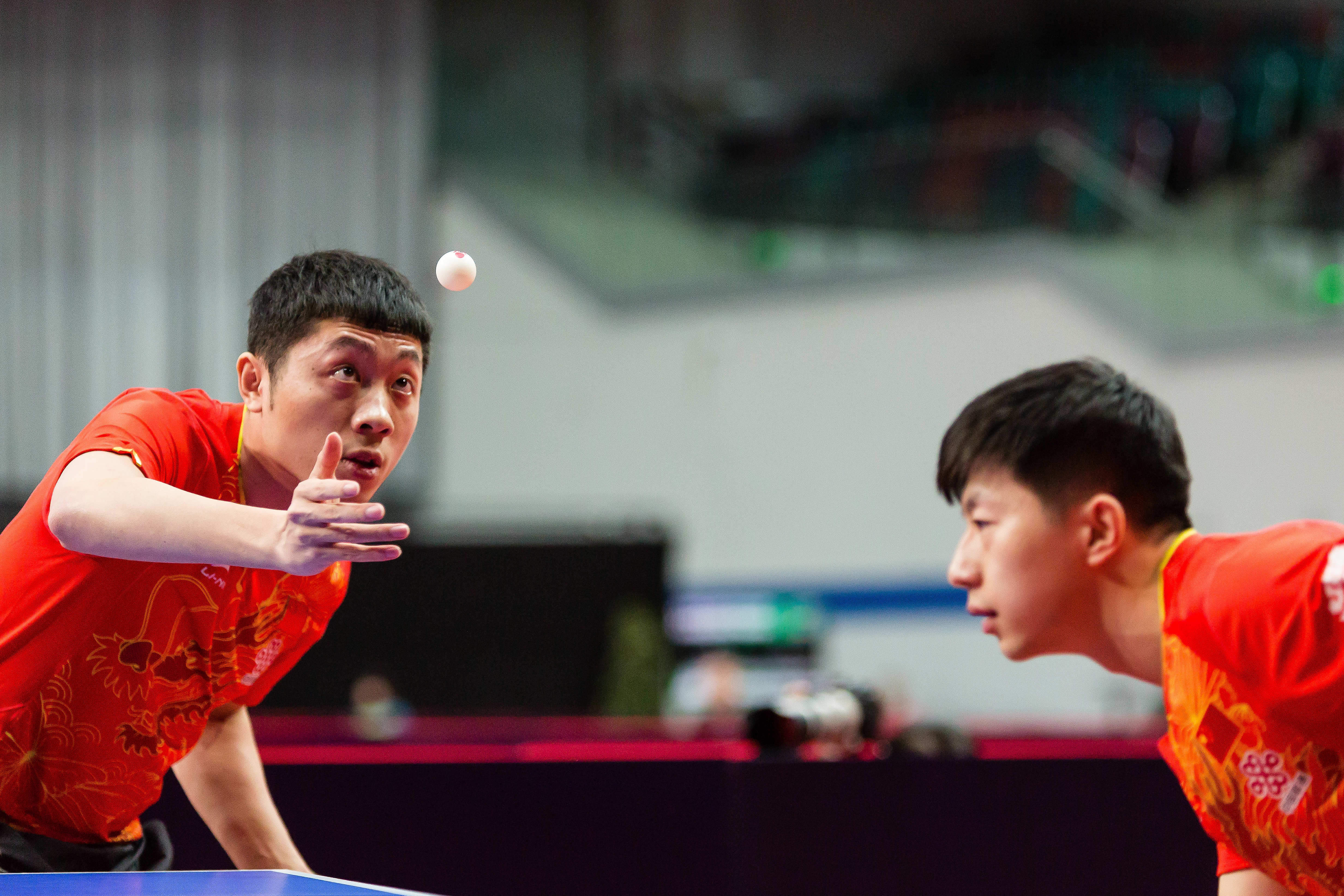 德国乒乓球队轻取中国乒乓球队，许昕高光表现